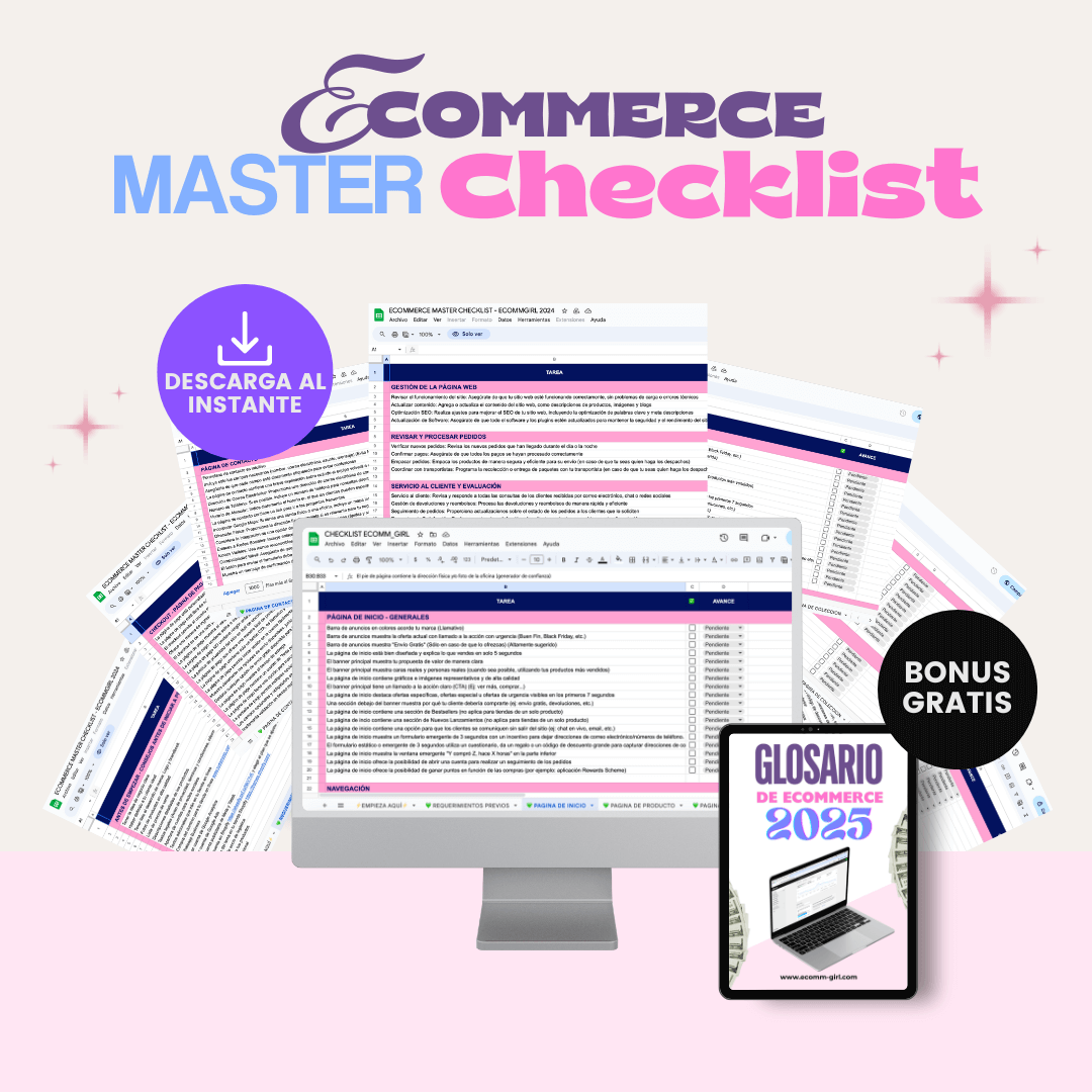eCommerce Master Checklist: +230 tareas esenciales para abrir tu eComm ...